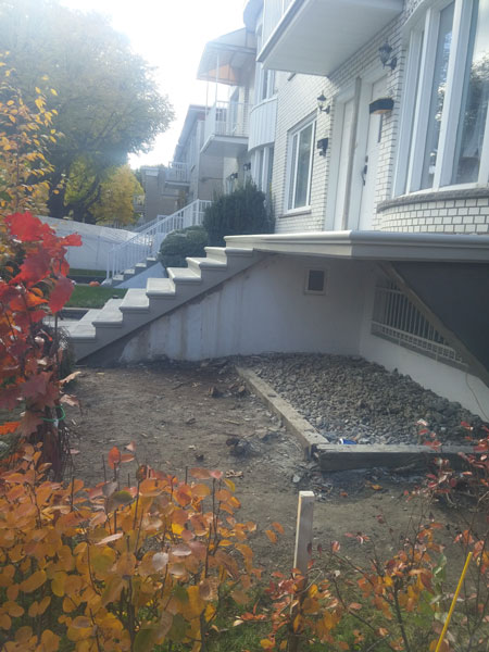 Réfection de balcon et marches en béton